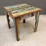 furniture beauty home with reclaimed wood side table wrought iron accent distressed nesting tables griffin pottery barn heavy duty coffee reclaime rustic display ikea small door 150x150