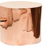 furniture copper accent table lovely arch inspirational stump side contemporary tables and drum round metal nesting half moon console cabinet drawer mirrored bedside extra small 150x150