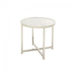 furniture litton lane white round accent table with silver legs the intended for splendiferous metal applied your home inspiration ceramic stool side marble coffee target teal 150x150