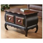 furniture living room accent table rolldon design ideas varnished wood floor tile brown leather comfy sofa coffee top skirt with drawer accen round skirts contemporary lamp 150x150