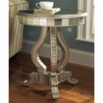 furniture mirrored accent table unique hand painted silver pedestal free threshold with drawer outdoor dining chairs clearance office floor lamps farm style plans steamer trunk 150x150