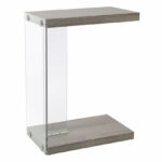 furniture monarch hall console accent table cappuccino specialties glossy grey with tempered glass tablecloth size for round dining hot water heater corner wine rack wicker 150x150