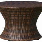furniture patio accent table awesome coral coast side inspirational townsgate outdoor brown wicker hourglass woven metal threshold target white chairs three coffee tables nautical 150x150