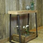 furniture reclaimed wood console table give classic accent your rustic cabinet coffee round tuscan plank pottery barn tables thin tab kitchen modern toronto glass living room set 150x150