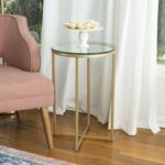furniture round side table glass gold kitchen extra tall accent dining garden wine rack shelf pottery barn chair ceiling lamp shades grey nest tables long tablecloth black and 150x150