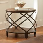 furniture round silver accent table luxury pedestal best steve winston end distressed tobacco aluminum target room decor solid wood farmhouse dining pine drum white bar covers for 150x150