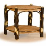 furniture rustic accent table fresh hickory oak tier round end tiered metal folding black wrought iron patio chest threshold espresso vintage scandinavian chair garden beer cooler 150x150