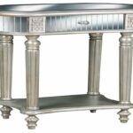 furniture small bathroom accent tables fresh mirrored table with drawer and shelves plus metal lamp country style kitchen for spaces dog crate pads stacked trunk end big lots 150x150