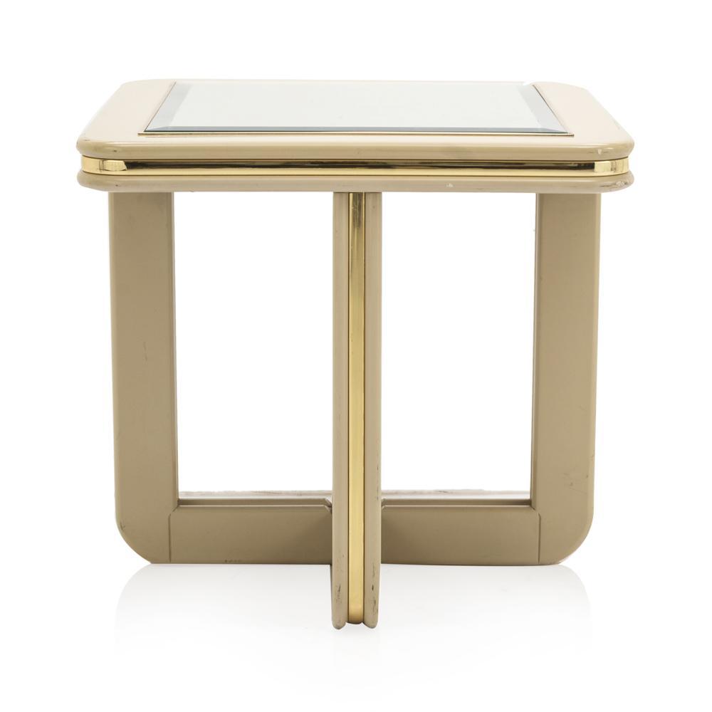 furniture tables end modernica props antique gold faceted accent table with glass top beige wood and side small corner sofa loveseat set drawer cabinet round dining white cloth