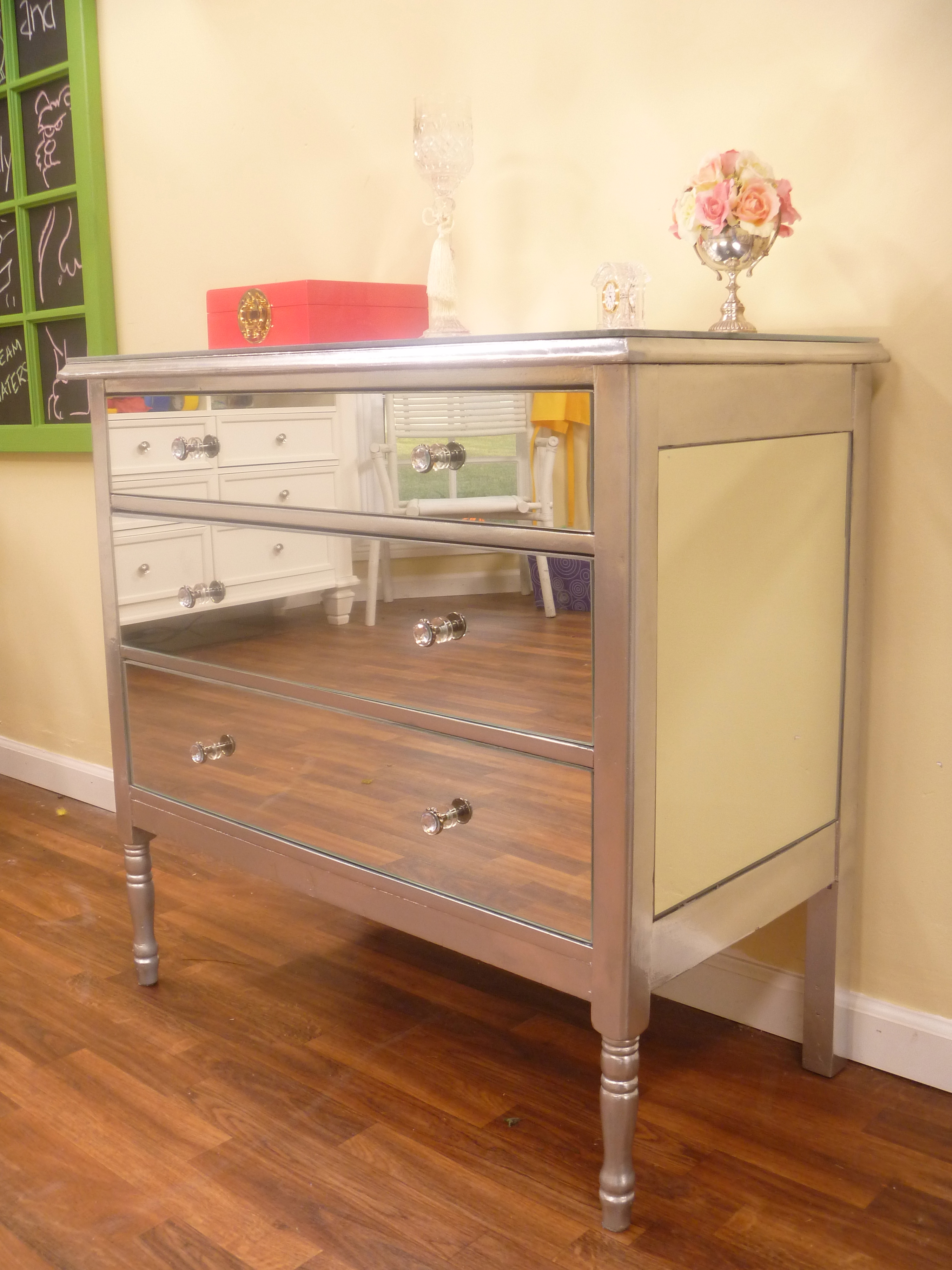 furniture upgrade your home with pretty mirrored dresser table target multi colored chest drawers dressers mirrors gallerie mirror bedside side nightstan silver accent blue