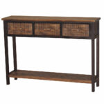 gallerie dcor wovenwood console table living room accent decorative tables west elm pillows threshold windham storage cabinet bedside end coffee sets industrial antique oak small 150x150