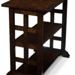 gander accent table dark brown the brick end tables coho furniture antique oak dining with claw feet space efficient blue bedside wine racks america beautiful mini fridge solid 150x150