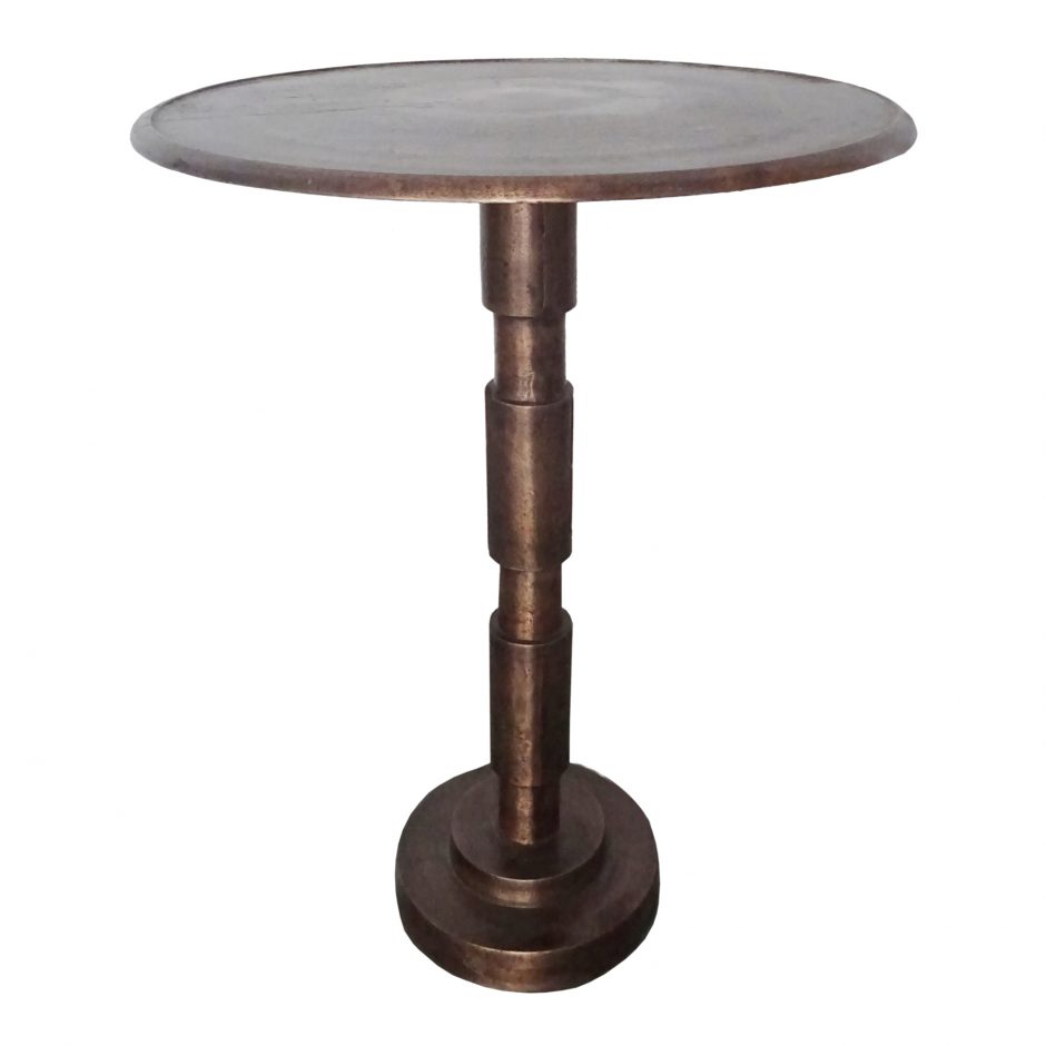 garrett side table bronze products moe whole accent tables outdoor patio ikea storage units designs diy maritime light fixtures coffee with drawers vintage oriental lamps cement