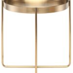 gaultier gold metal side table nuevo natural tree stump eyelet accent rose cupcake carrier target keter ice brown coffee average height large barn door ethan allen buffet round 150x150