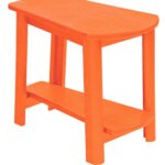 generations orange tapered accent table from plastic colorful small red drum set seat uttermost furniture end tables piece round coffee plexiglass cube hammered brass side ceramic 150x150