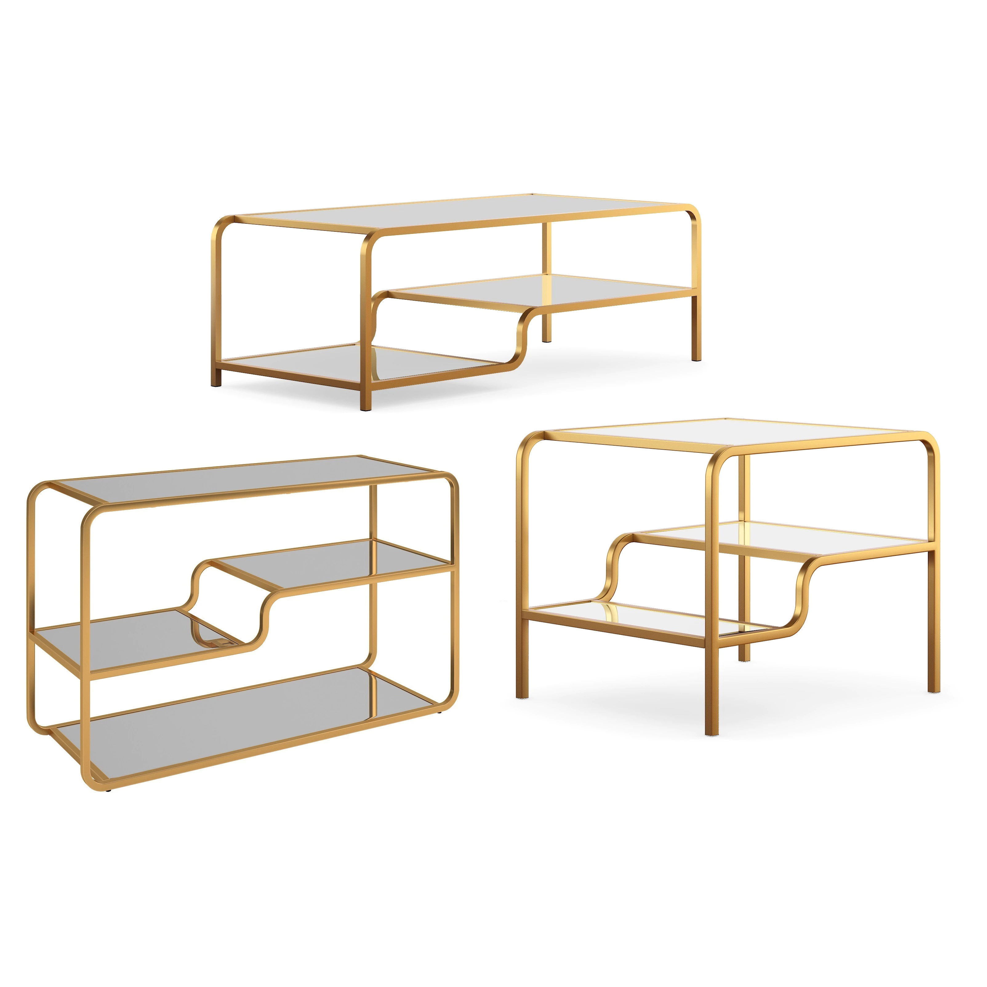 giana champagne gold mirrored shelves accent tables inspire table small outdoor bench cocktail linens cooking oak lamp verizon tablet contemporary dining chairs pedestal ashley