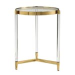 glam stainless steel acrylic accent table wood and metal nesting tables chrome door threshold small oak console with drawers furniture legs modern nautical rope lights plastic 150x150