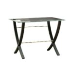 glass accent table tables living monarch specialties bentwood with tempered cappuccino the top brass lorelei green marble console dinette set coffee toronto tall stools piece long 150x150