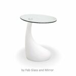 glass and mirror teardrop side table white kitchen hawthorne top accent bronze dining decorative chest nest furniture winsome wood end teal blue coffee square patio cover 150x150