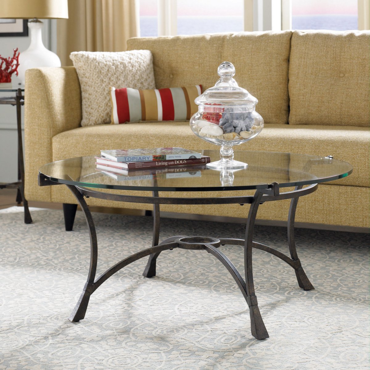 glass coffee tables that bring transparency your living room table with metal legs daring piece feels both elegant and industrial accent ideas large sun umbrellas transitional