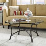 glass coffee tables that bring transparency your living room table with metal legs daring piece feels both elegant and industrial accents ideas chair covers for outdoor furniture 150x150