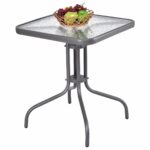 globe house products ghp lbs weight capacity mdf img php zaltana mosaic outdoor accent table tangkula patio garden yard lawn indoor tempered glass top steel frame coffee mid 150x150