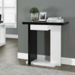 glossy white black hall console accent sofa table with drawer drawers colourful coffee outdoor grill island marble toronto clearance pottery barn round chair bar slim drop leaf 150x150