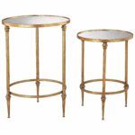 gold accent tables contemporary alcazar table and mirror set antique ships lantern lamp mid century modern dining chairs blue white ginger jar carpet door strip wood round 150x150