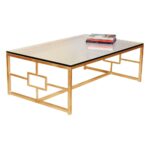 gold coffee table contemporary boutique style antique finish product accent interlude somrig leaf kathy kuo home black legs stool side furnishing small spaces vintage sofa desk 150x150
