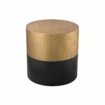gold dipped drum accent table furnishings modern linens west elm modernist lamp metal umbrella base wicker side tiny round with screw legs bbq garden furniture affordable beds 150x150