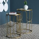 gold leaf design group society accent table set modish tables faux leather dining chairs classic furniture vanity oak side with drawer rope lamp target windsor chair round plastic 150x150