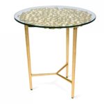 gold leaf design group sponge accent table modish emerald coffee ellipsis off white and end tables distressed entry stacking side vanity small silver lamps tall target lucite 150x150
