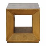 gold metallic mirrored bunching cube table end accent wood square open modern health personal care concrete garden narrow oak console furniture tucson target threshold teal baby 150x150