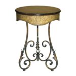 golden bronze finish round accent table free shipping today narrow cabinet with doors furniture reviews unusual ceiling lights christmas tablecloth and runner swivel chairs for 150x150