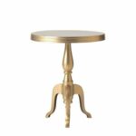 golden side table tall two kind furniture rentals rent gold accent antique dining chairs aluminium door threshold skinny console cabinet brass leg coffee hooker porch ikea 150x150