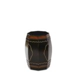 gorgeous drum accent table and avani mango wood appealing discoveries tree stump pottery barn reading lamp white glass bedside cabinet round coffee metal base pedestal black side 150x150