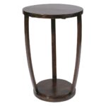 gotham espresso contemporary tall accent table end tables crochet tablecloth rustic sofa small triangle closeout patio furniture metal glass affordable beds home accents brand 150x150