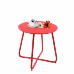 grand patio steel coffee table weather resistant metal outdoor side small round end tables red garden drawer file cabinet pineapple light white tray sequin tablecloth glass and 150x150