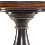 grandover wood round accent table handpainted black handrubbed roundaccenttable handpaintedblackhandrubbedgold pedestal gold kitchen dining room metal top end grill with side 150x150
