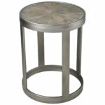 gravitas farmhouse accent tables salvaged grey wood fratantoni gray table with pewter metal and fir folding chair mini coffee mosaic patio chairs chaise furniture kitchen 150x150