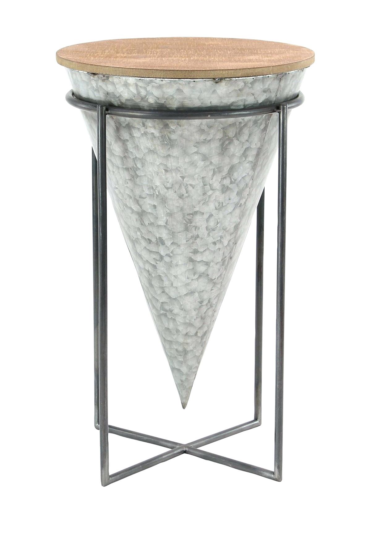 gray accent table contemporary cabinet large brown metal wood grey corner triangle concrete outdoor setting wine rack kitchen battery operated night light lamp white resin side
