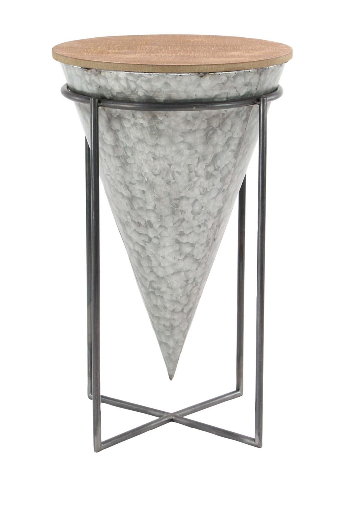 gray brown metal wood accent table products accents grey the room furniture white marble end large tilting patio umbrella battery operated lamps pottery barn night tables nursery