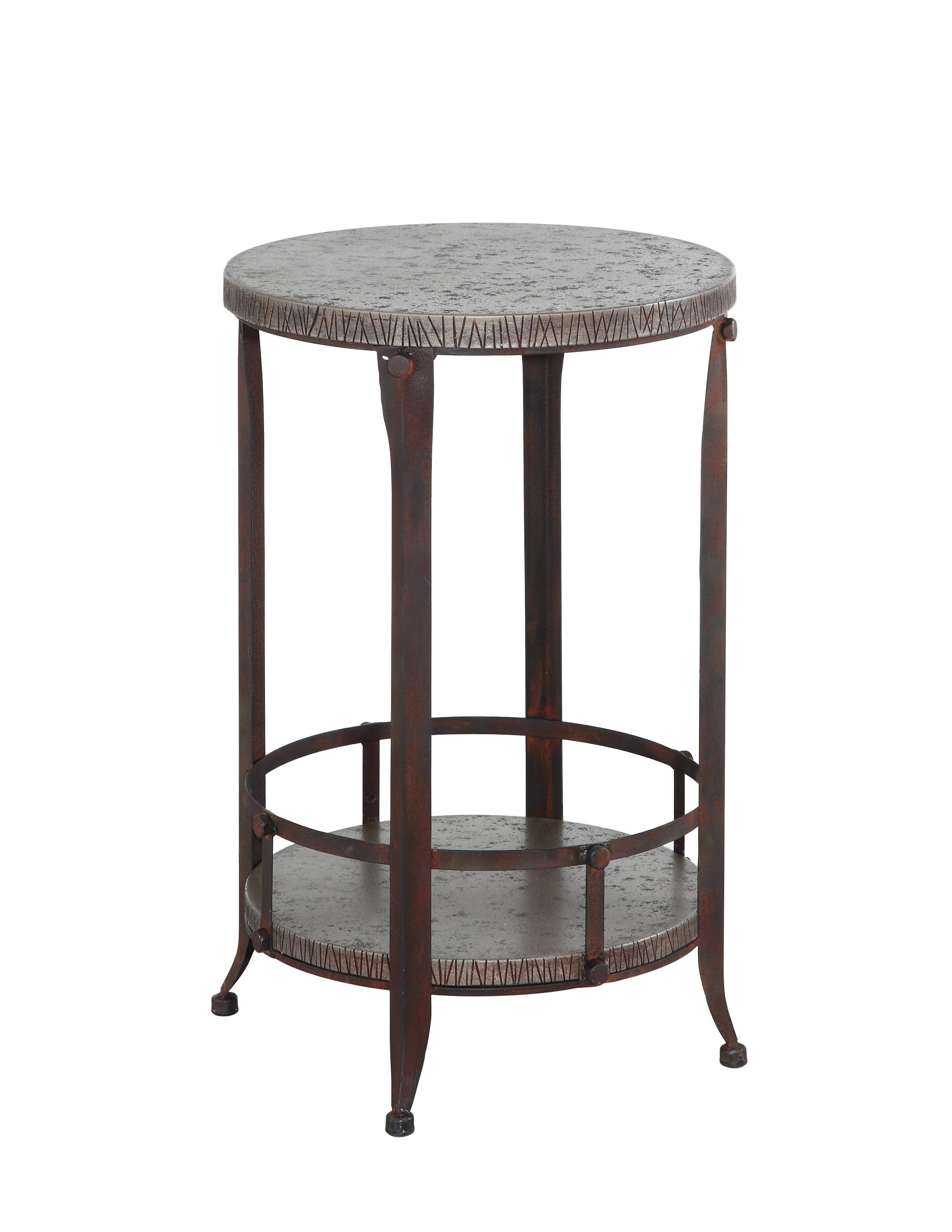 gray marble small round accent table using brown painted wrought focus for amazing iron tables the top reference metal unique patio umbrellas topper patterns conversation sets