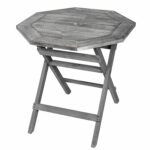 gray patio table find line black accent get quotations rustic barnwood pine wood folding octagonal inch bistro with umbrella small stool furniture foam easy coffee west elm globe 150x150