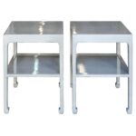 gray side table grey outdoor cybermotors two tier metal corner chests cabinets pretty storage boxes ikea breakfast bar and stools round white french coffee rose gold bedside big 150x150