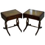 green end table decoration colored accent tables loris pair regency style leather mahogany extending lamp wine side restaurant dartington emerald white outdoor weber grill 150x150