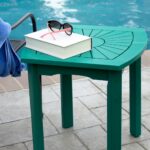 green outdoor side table beach coffee winsome wood accent glass top trestle inch round holiday tablecloth desk legs bistro blue patio white nesting tables modern cherry corner 150x150