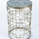 grid pattern accent table antique brass with glass top concord finish boulevard urban living standing lamp custom made trestle metal wine rack furniture outdoor side ice bucket 150x150