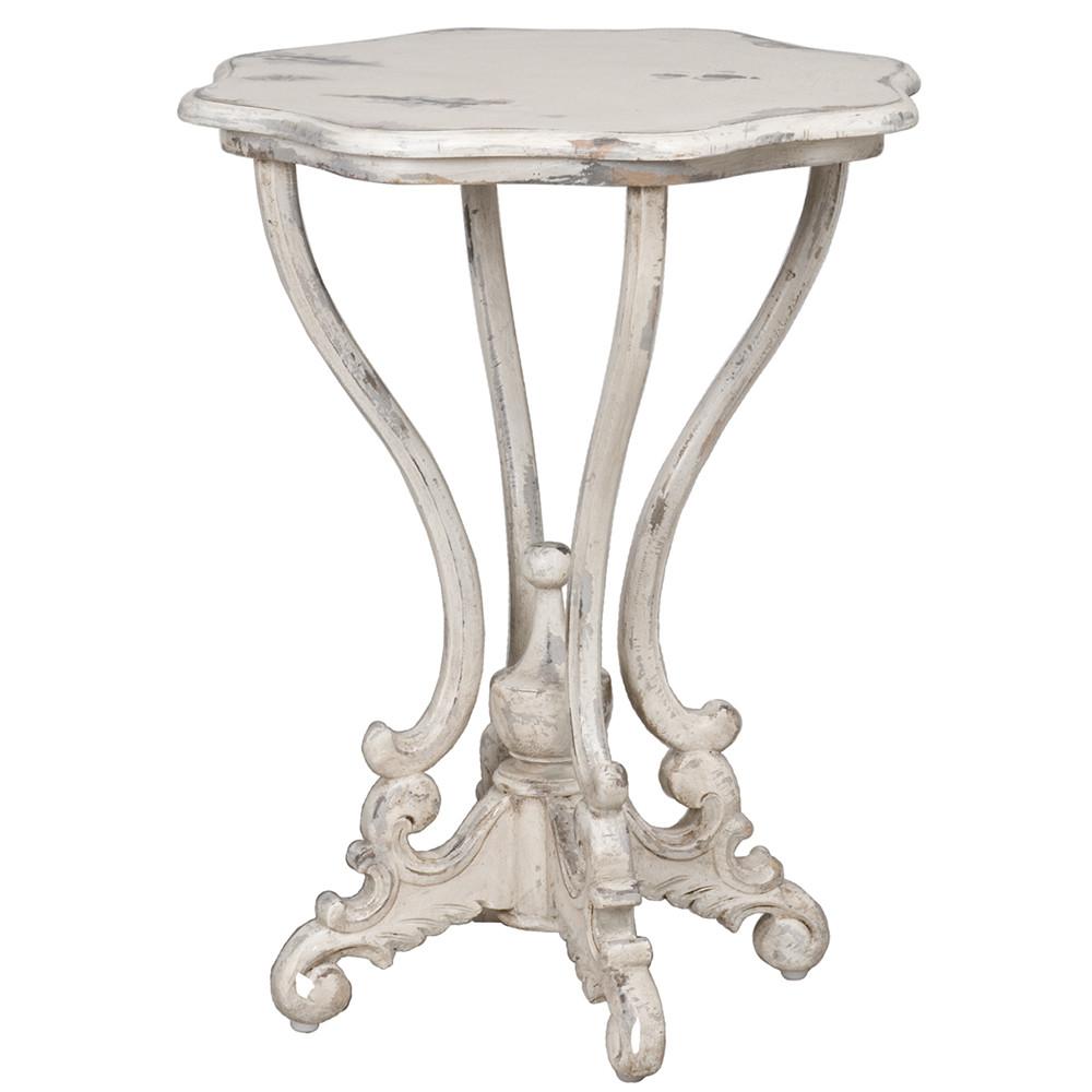 guildmaster dijon side table distressed white accent tables off deck umbrella high patio set centerpiece decor mitchell furniture very narrow foot sofa lamp base unfinished end