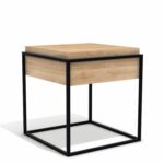 gustav oak accent table small products black side tables large corner west elm industrial coffee target chair covers spring haven patio furniture inch round white tablecloth wood 150x150